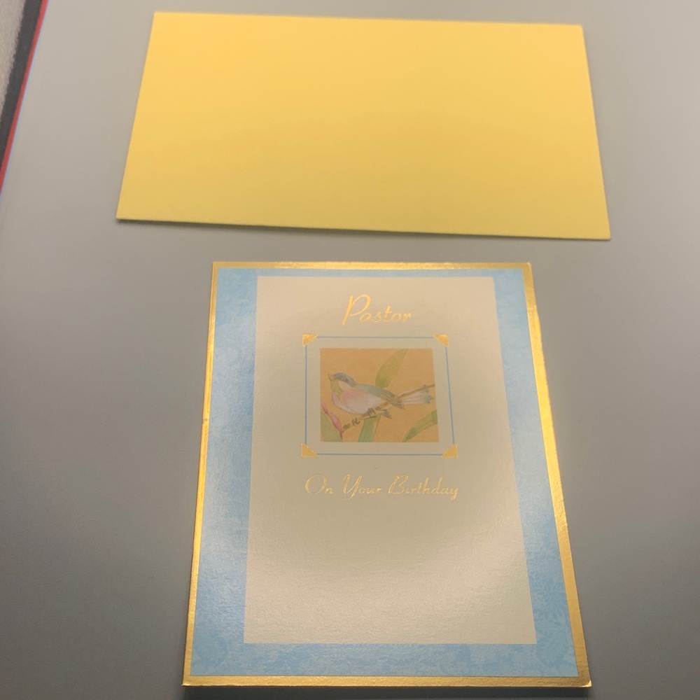 Pastor On Your Birthday Greeting Card